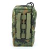 Reißverschlusstasche standard S flecktarn
