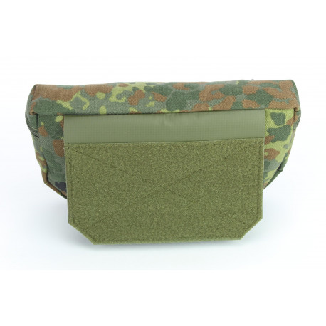 Fronttasche Plattenträger flecktarn