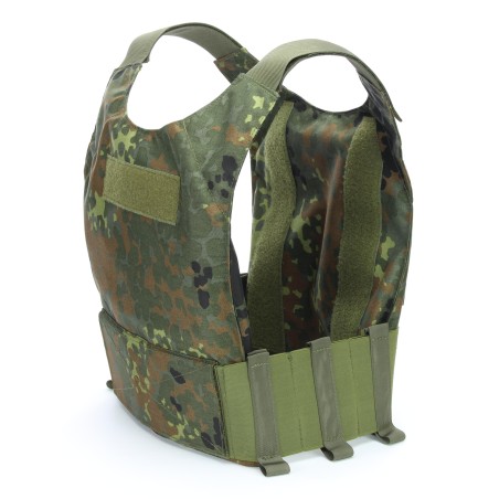 Plattenträger Vulcan Minimal flecktarn 3Mag