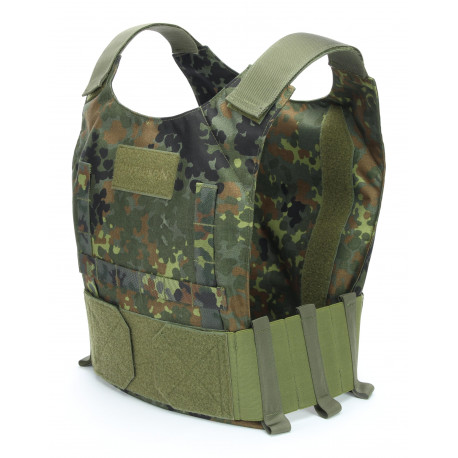 Plattenträger Vulcan Minimal flecktarn 3Mag