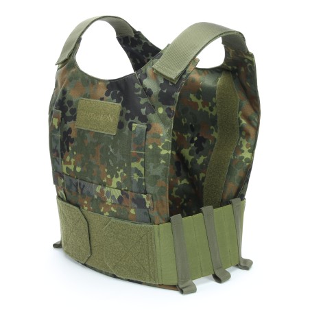 Plattenträger Vulcan Minimal flecktarn 3Mag