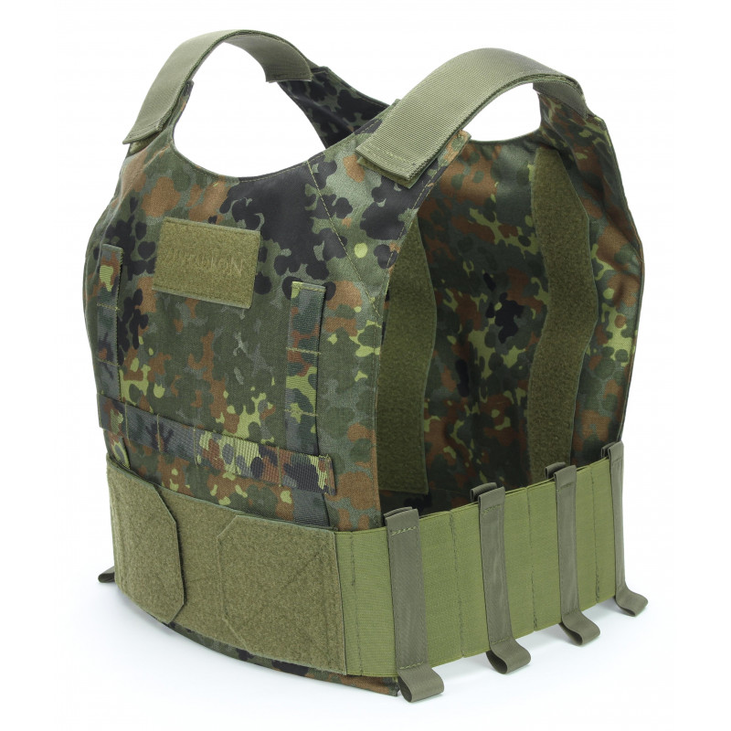 Plattenträger Vulcan Minimal flecktarn 4Mag