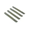 Belt Keeper 4er SET steingrau-oliv