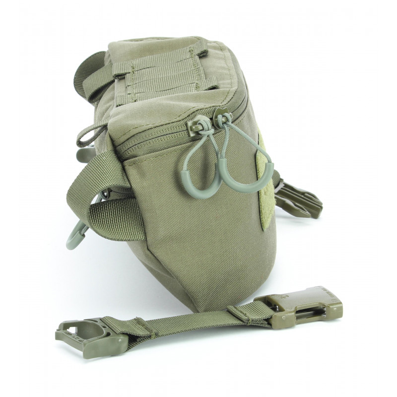 BagBase Molle BG842 - Riñonera militar militar para cinturón de cadera,  color verde militar, Verde(Military Green), talla única