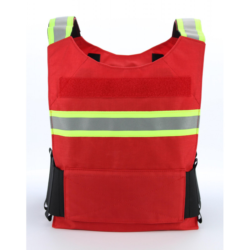 Plattenträger Vulcan Minimal High-Vis rot