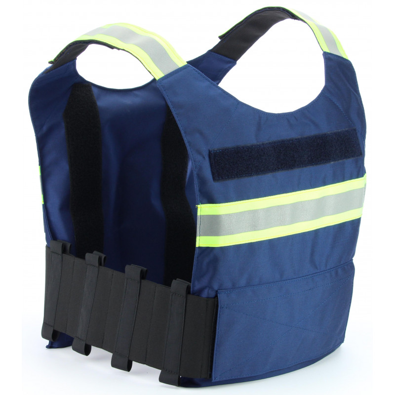 Plattenträger Vulcan Minimal High-Vis blau 4Mag