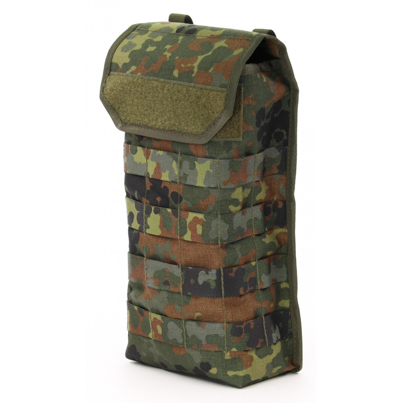 Hydrations Carrier Molle Pouch for Water Bladders Color Flecktarn