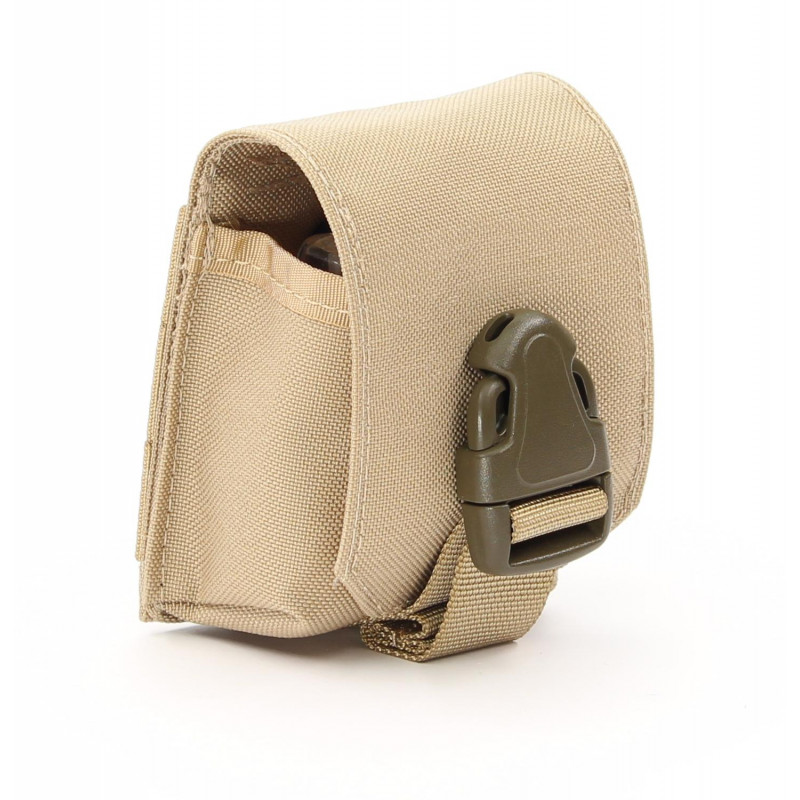 Zentauron sacoche pour grenade à main Molle sac avec boucle couleur beige (0313)