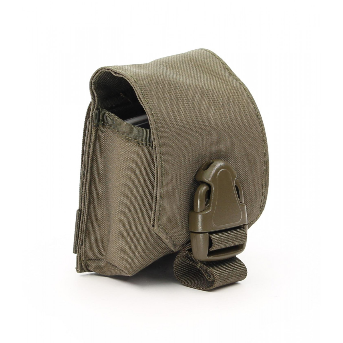 Zentauron hand grenade pouch Molle bag with buckle color stone gray olive (0315)