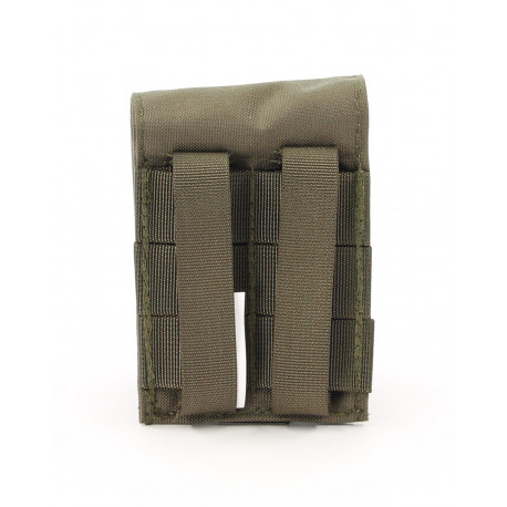 Zentauron sacoche pour grenade à main Molle sac avec boucle couleur gris pierre-olive (0315)