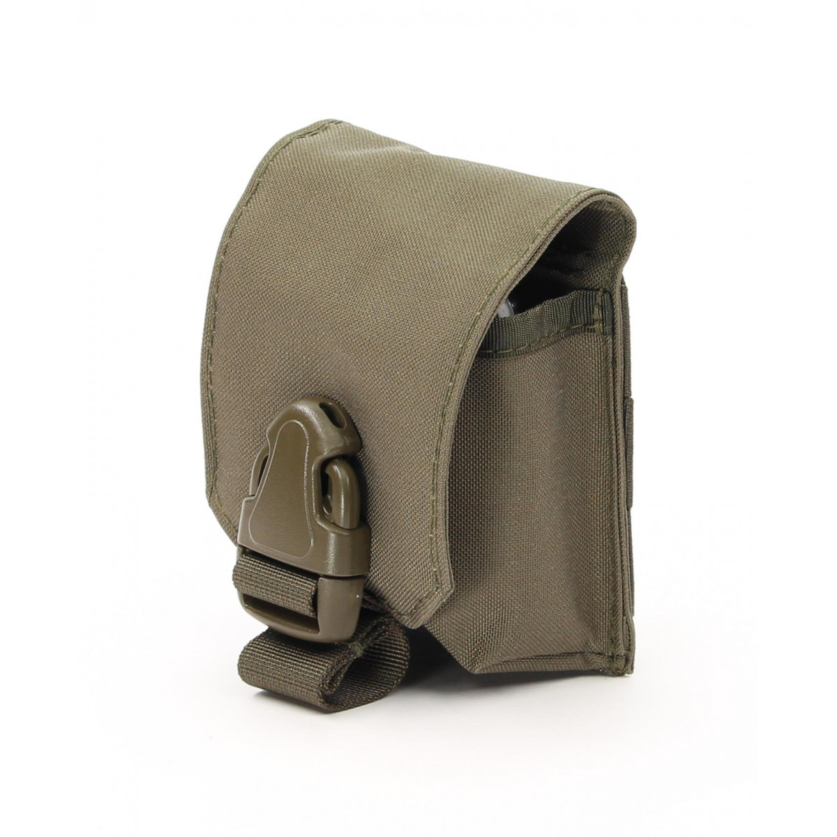 Zentauron Handgranatentasche Molle Tasche mit Schnalle Farbe Steingrau-oliv (0315)