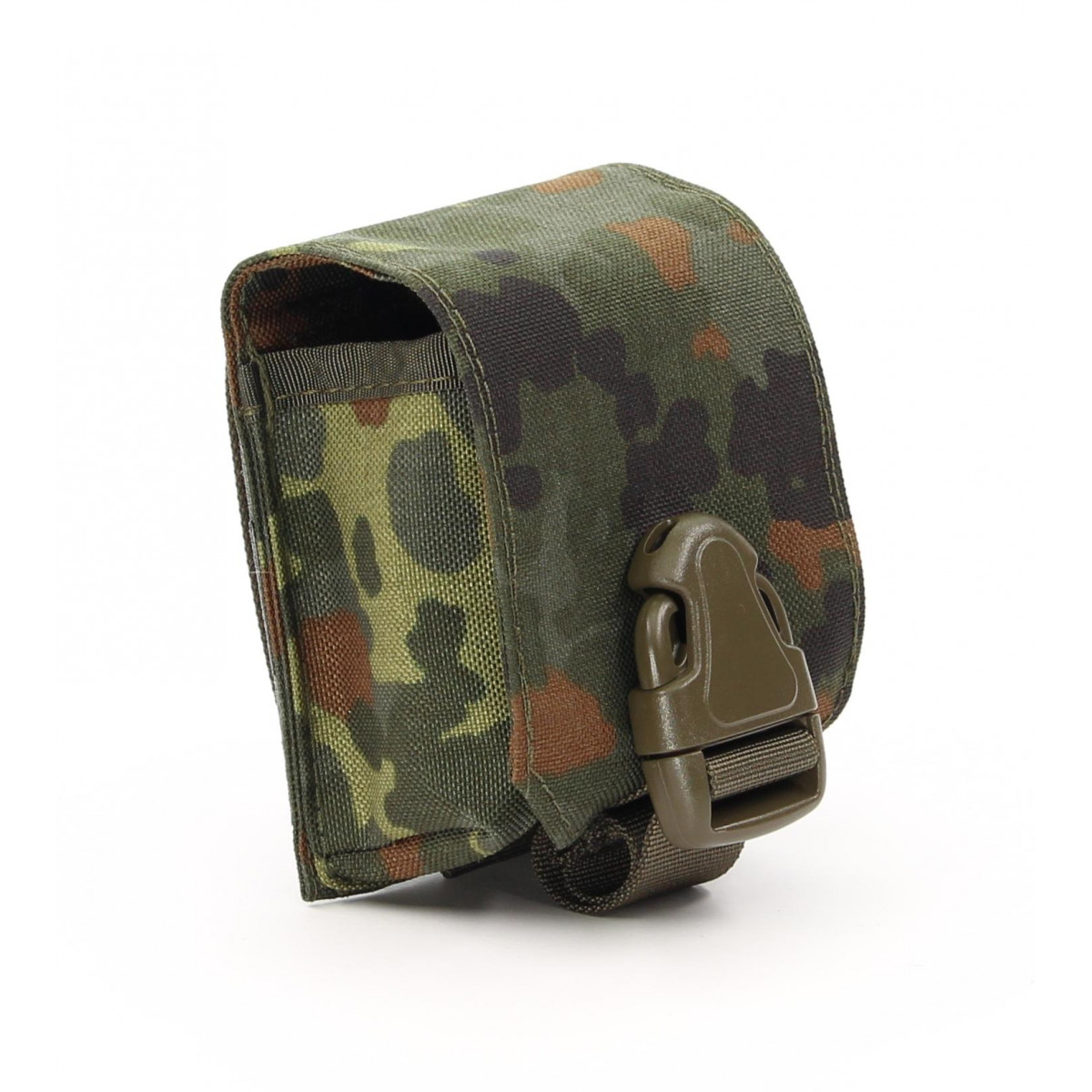 Zentauron Borsa per bombe a mano con fibbia Colore Flecktarn Germania (0316)