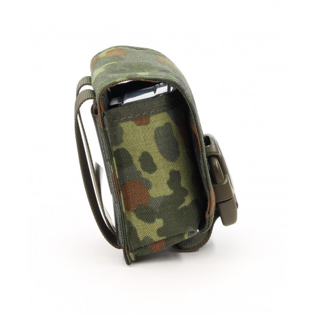 Zentauron hand grenade pouch Molle bag with buckle color Flecktarn Germany (0316)