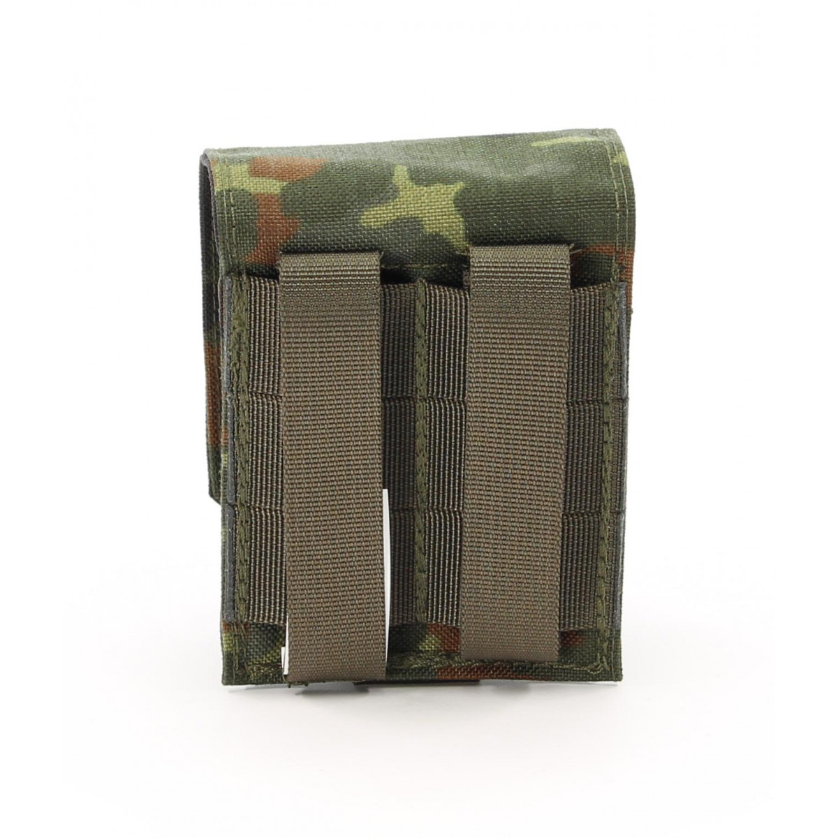 Zentauron Borsa per bombe a mano con fibbia Colore Flecktarn Germania (0316)