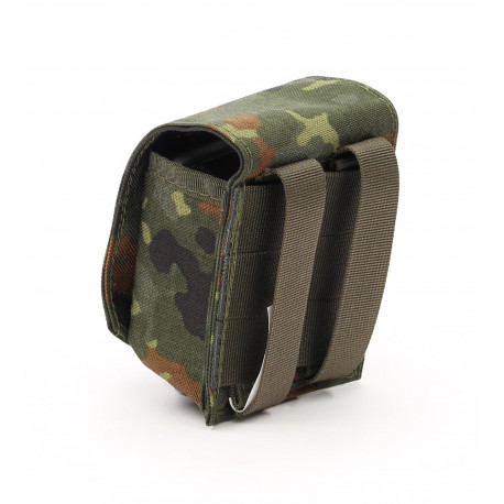 Zentauron Handgranatentasche Molle Tasche mit Schnalle Farbe Flecktarn Deutschland (0316)