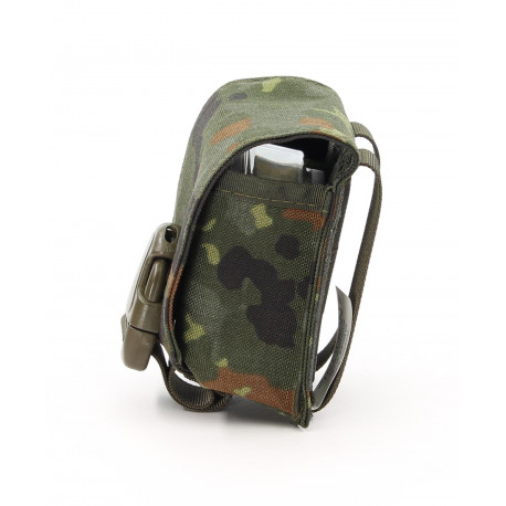 Zentauron Handgranatentasche Molle Tasche mit Schnalle Farbe Flecktarn Deutschland (0316)