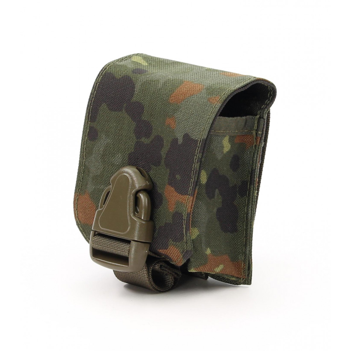 Zentauron Bolsa para granadas de mano Bolsa Molle con hebilla Color Flecktarn Alemania (0316)