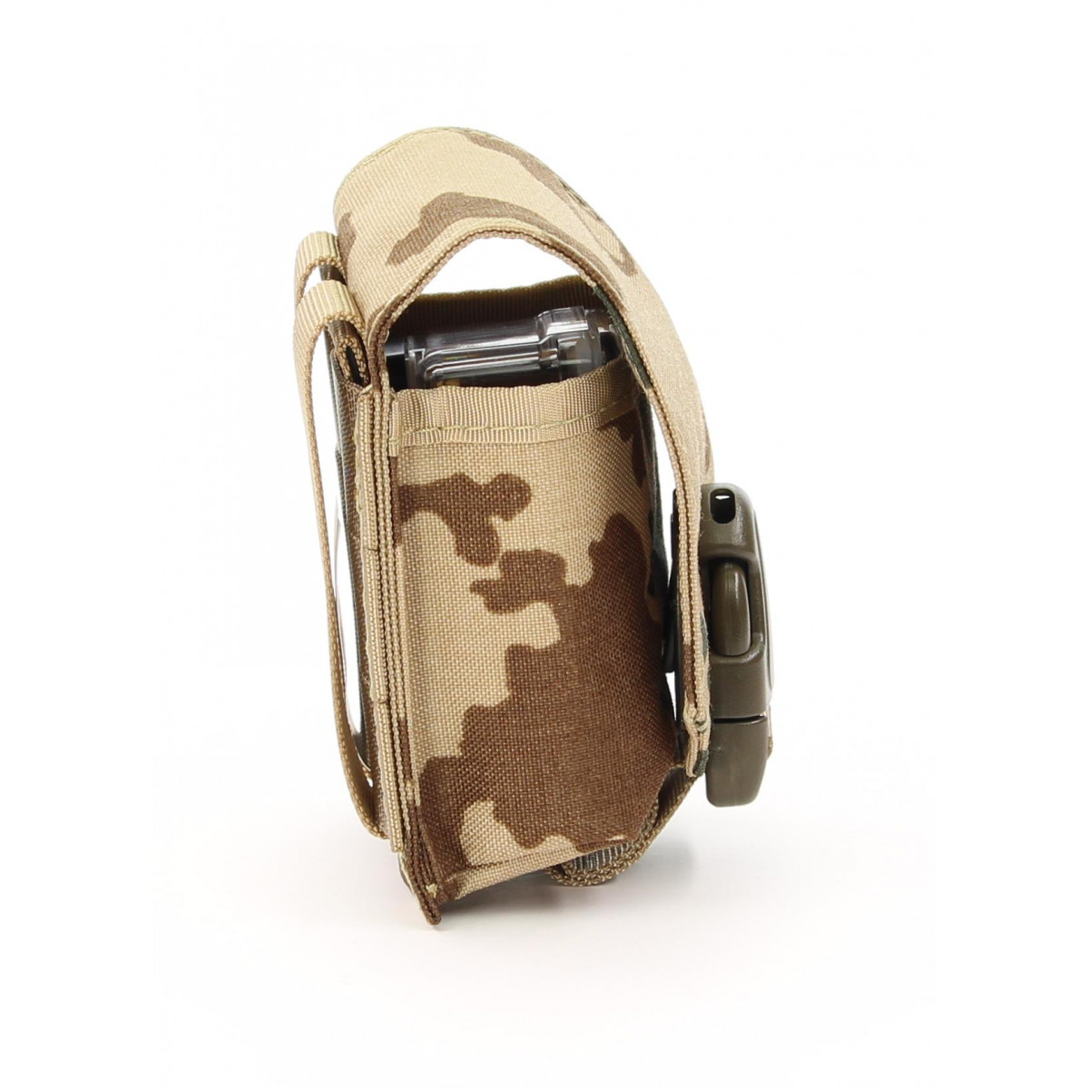 Zentauron hand grenade pouch Molle pouch with buckle color tropical camouflage Germany (0317)