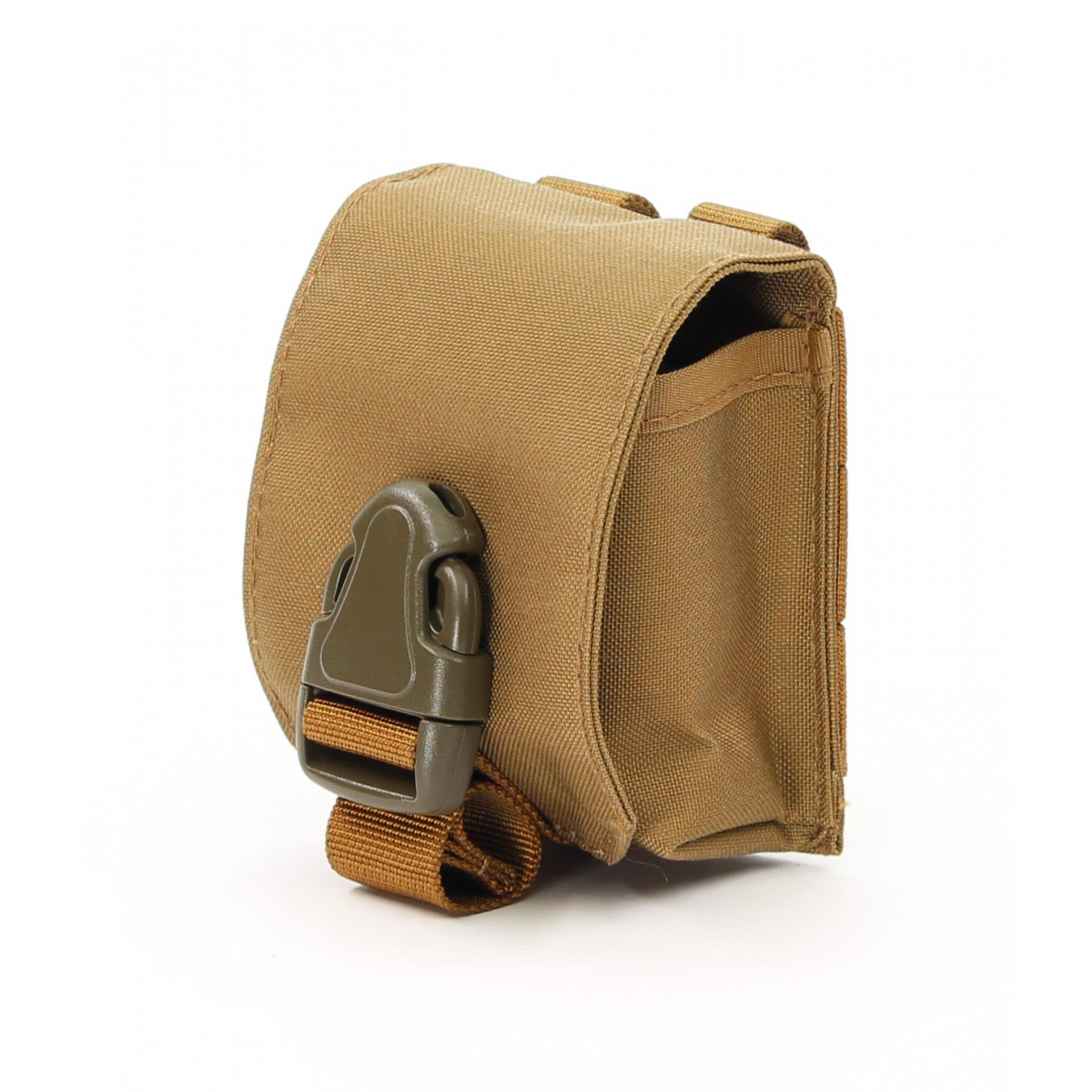 Zentauron Handgranatentasche Molle Tasche mit Schnalle Farbe Coyote braun (1674)