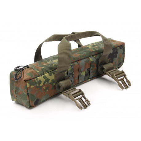 padded protective bag for scopes in german flecktarn