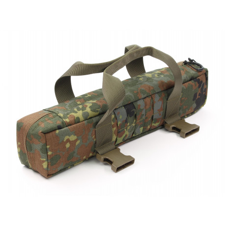 sacoche de protection rembourrée pour lunettes de visée en flecktarn