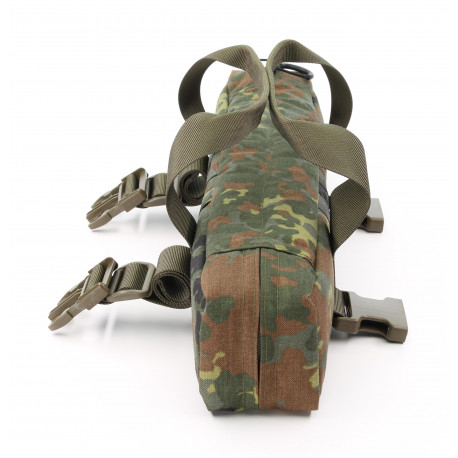 padded protective bag for scopes in german flecktarn