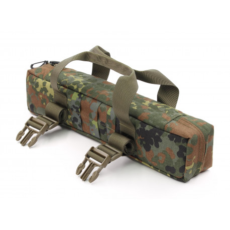 padded protective bag for scopes in german flecktarn