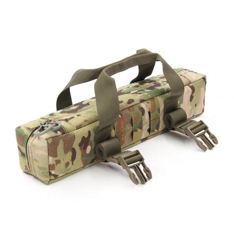 sacoche de protection rembourrée pour lunettes de visée en multicam