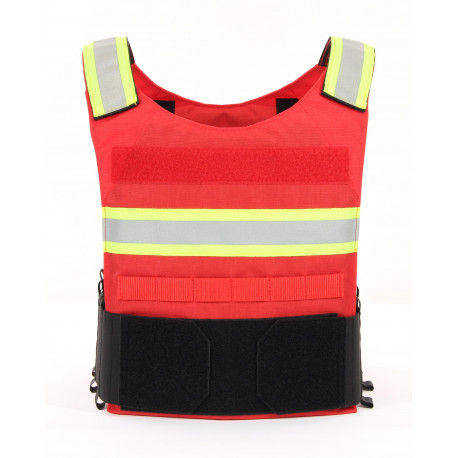 Plattenträger Vulcan Minimal High-Vis rot 3Mag