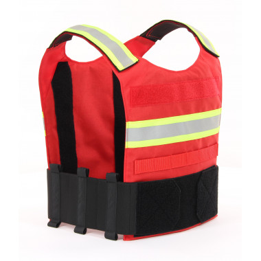 Plattenträger Vulcan Minimal High-Vis rot 3Mag