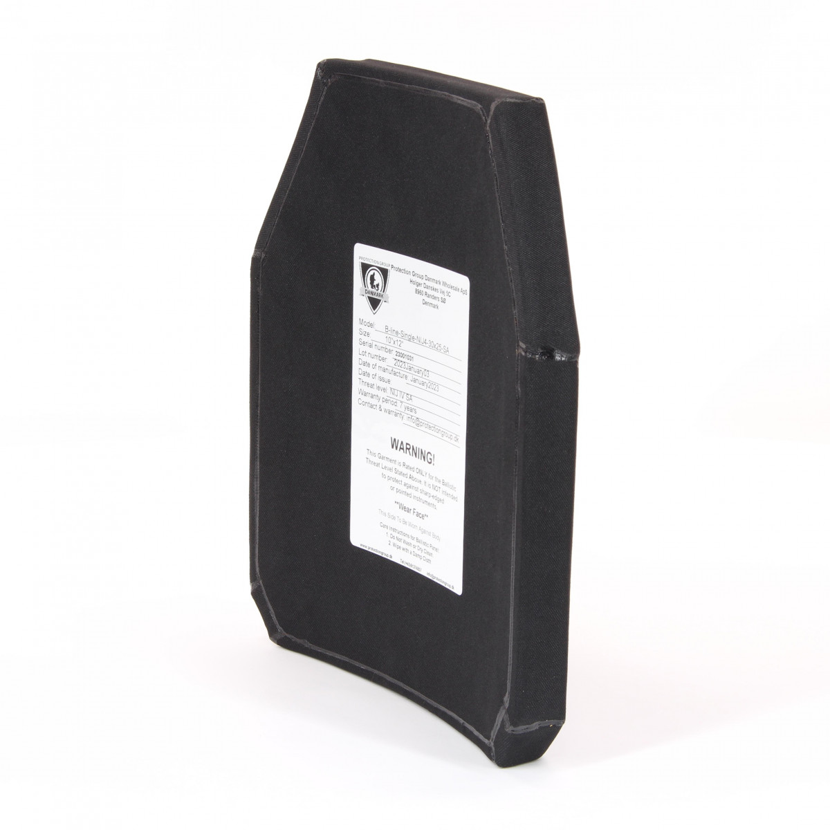 Hartballistik PGD Stand Alone Nij lvl IV SAPI CUT Paar Schwarz