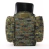 Mochila de combate SET con bolsillos Molle y refuerzo en la espalda Zentauron