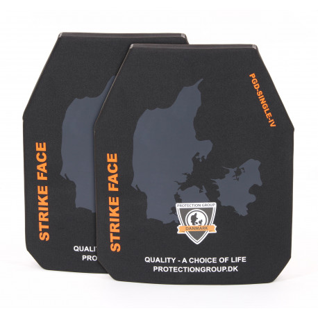 Hartballistik PGD Stand Alone Nij lvl IV SAPI CUT Paar Schwarz