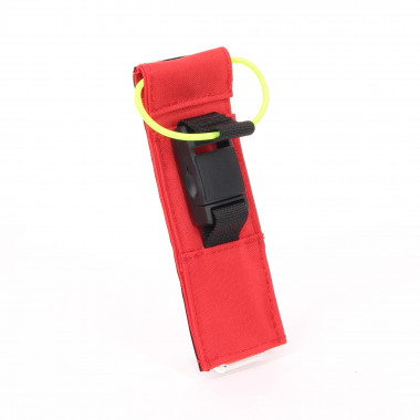 Scheren Holster Klett Rot