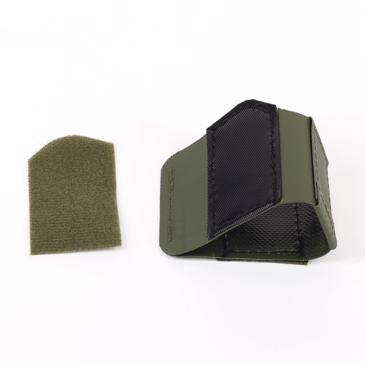 Hüfttasche subcompact Grau – Subcompact Pistolenaufnahme mit beidseitiger Klettflächen für flexibles anbringen