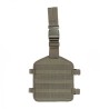 Beinplatte MOLLE Steingrau-oliv vorne