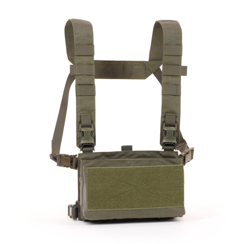 Micro Battle Chest Rig SET Steingrau-oliv