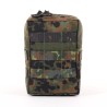 Bolsillo adicional con cremallera MOLLE y ranura de velcro adicional