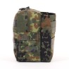 Bolsillo adicional con cremallera MOLLE y ranura de velcro adicional