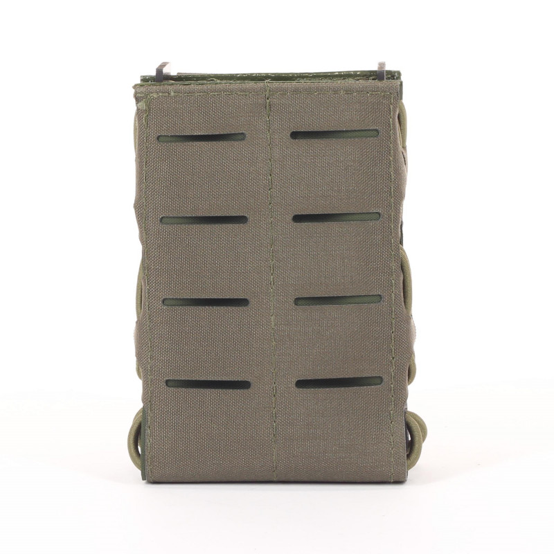 Funda para cargador de extracción rápida G36 LC corta en gris piedra-oliva