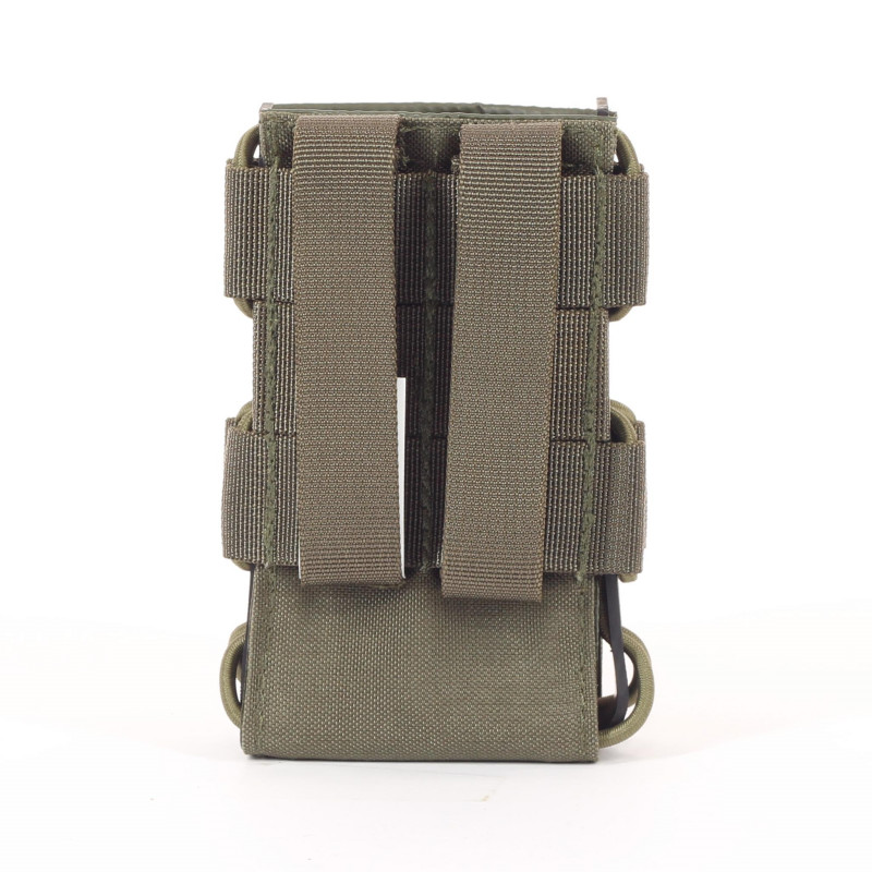 Quick-draw magazine pouch M4 in stone gray-olive