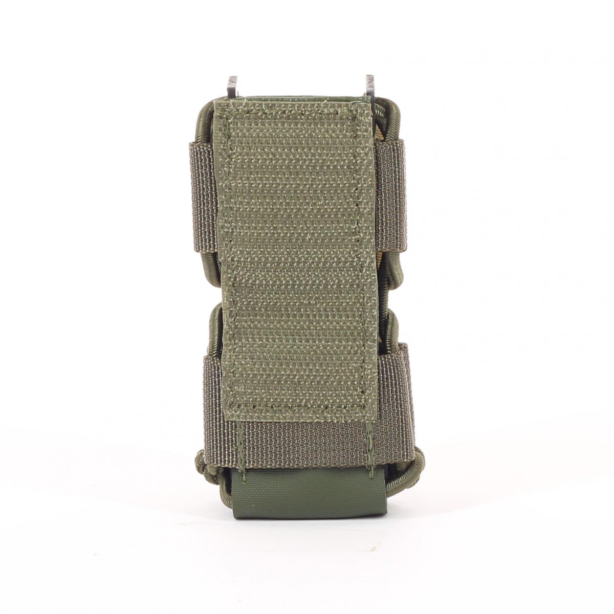 Sacoche pour chargeur à extraction rapide P8 Velcro en Olive