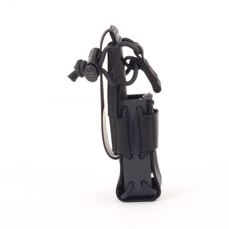 Etui universel pour lampe et sacoche pour chargeur système MOLLE en noir