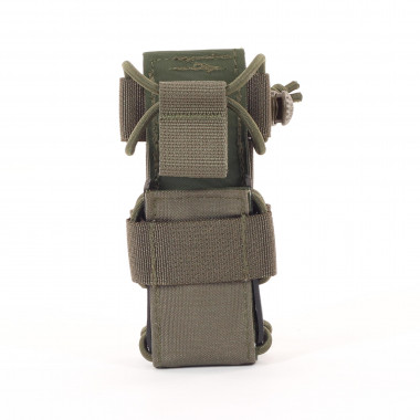 Universal lamp holster and magazine pouch MOLLE system
