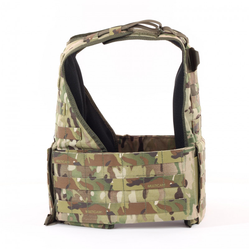 ARES plate carrier vest in Multicam