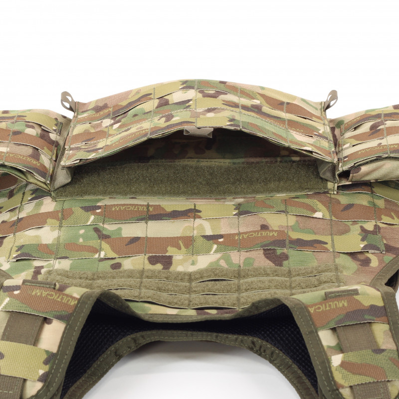 ARES plate carrier vest in camouflage