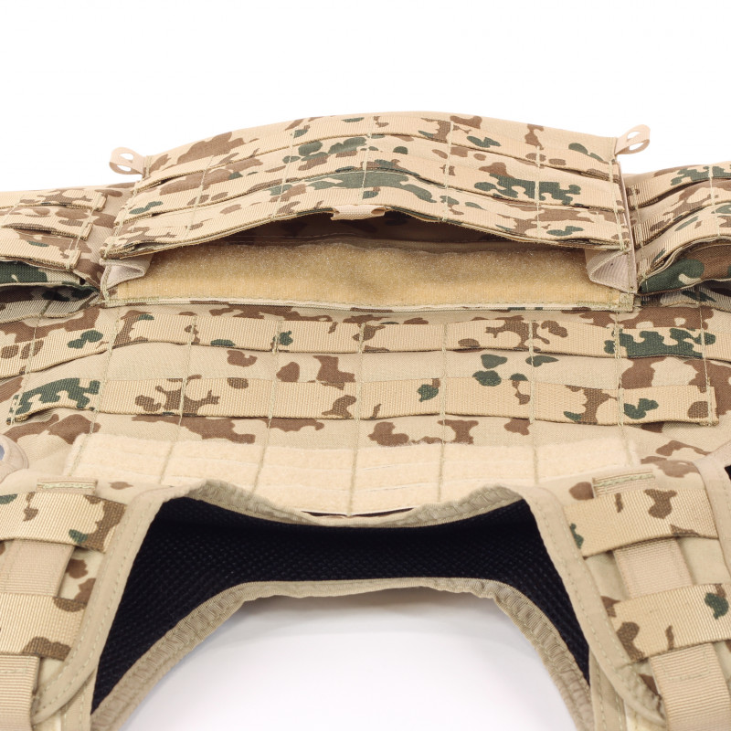 ARES plate carrier vest in tropical camouflage