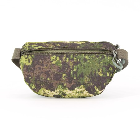 Rückansicht Hüfttasche taktisch in Phantomleaf WASP II Z 1B mit rückseitigem Reißverschlussfach und Zipper-Pull