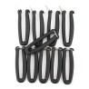 Juego de 10 clips en U Adaptador estable de plástico duro y soporte de metal