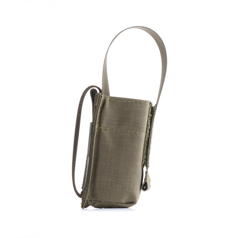 Pistol magazine pouch clip in stone gray-olive